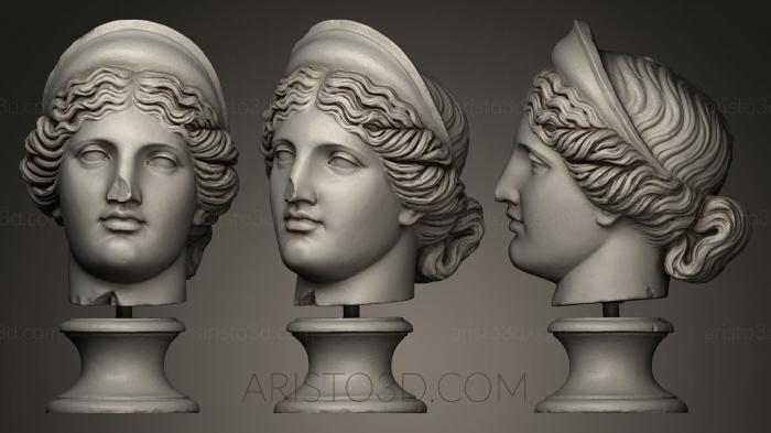 Busts and heads antique and historical (BUSTA_0077) 3D model for CNC machine